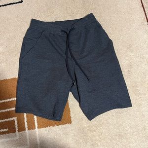 lulu lemon sweat shorts. incredibly comfortable. Back zip pocket. Worn lightly.
